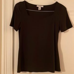 White House Black Market black blouse, size S